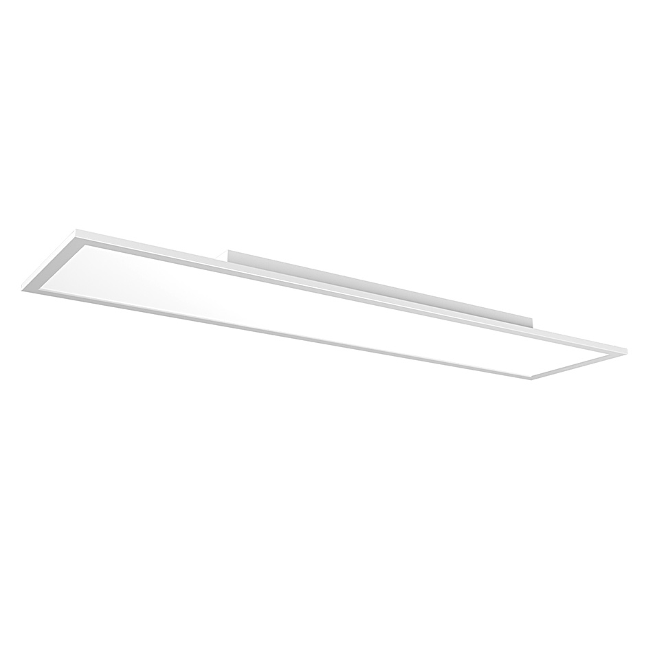 چراغ LED روکار 120*30 یخی 52 وات با صفحه شیری ساتن لدیلوکس مازی نور