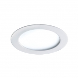 چراغ LED دانلایت توکار سفید 13 وات یخی با دهانه 15 سانتی متر و صفحه شیری ساتن دیانا مازی نور 